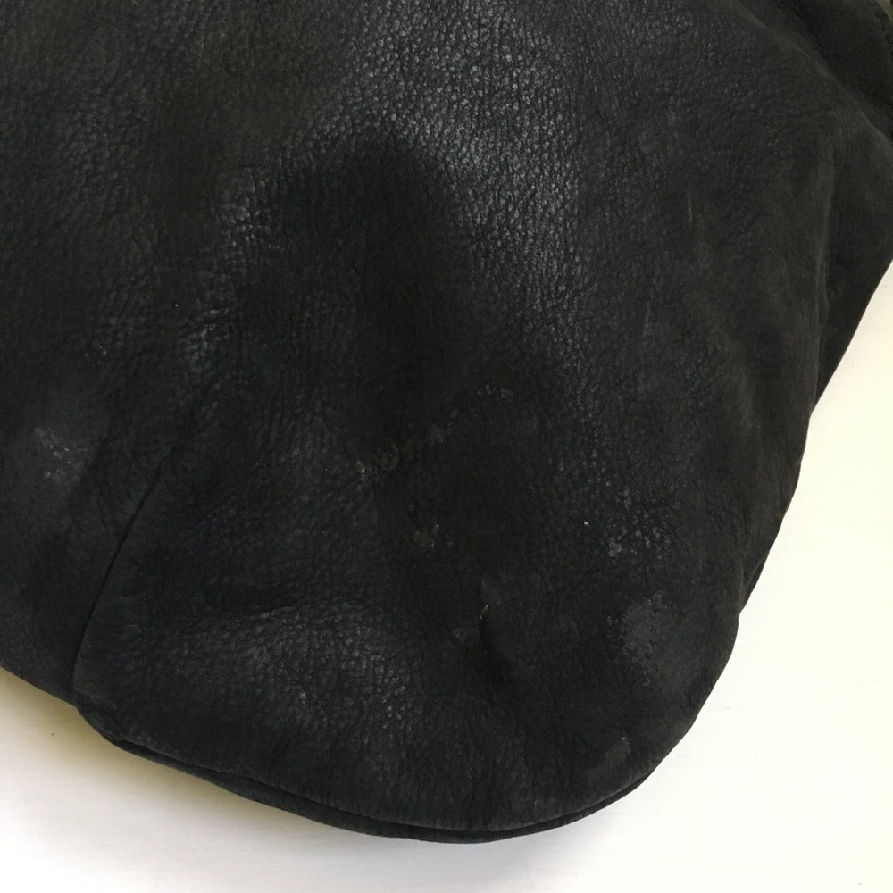 Clare V. Black Suede Leather Crossbody Satchel Bag - Picture 3 of 15